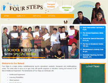 Tablet Screenshot of fourstepsindia.org